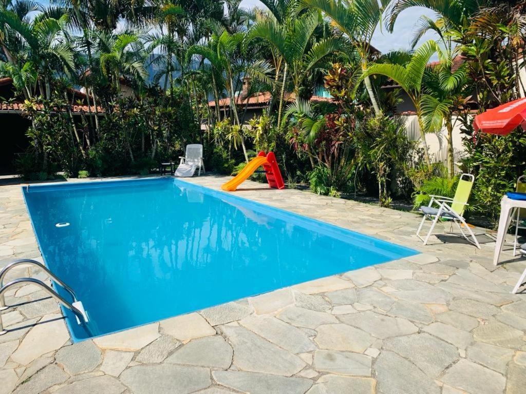 Casa c Piscina no Litoral Norte dentro do Condomínio Bertioga Exterior foto